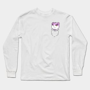 Hamster Flirt Pocket - Not Hamlet Original Design Long Sleeve T-Shirt